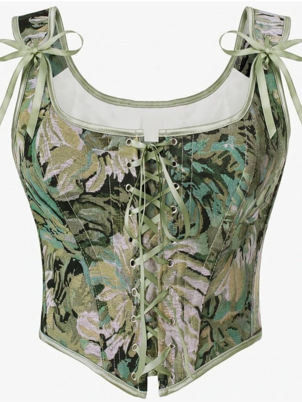 Scarlet Darkness | Forest Daisy Corset (Sz 8)